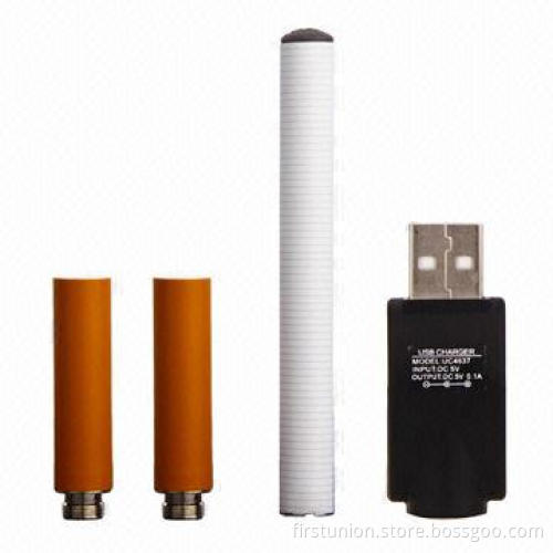 Disposable Atomizer E-cigarette, Blister Card Packing with Two Atomizers, USB Charge
